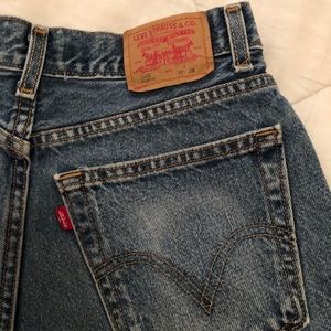 Levi’s High Waisted Jean Shorts